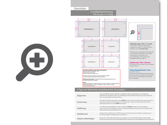 Product Bild loseblattsammlung_din_a6_quer__176_bl__tter_pro_sammlung__vorne_farbig_und_hinten_schwarz_(4_1)