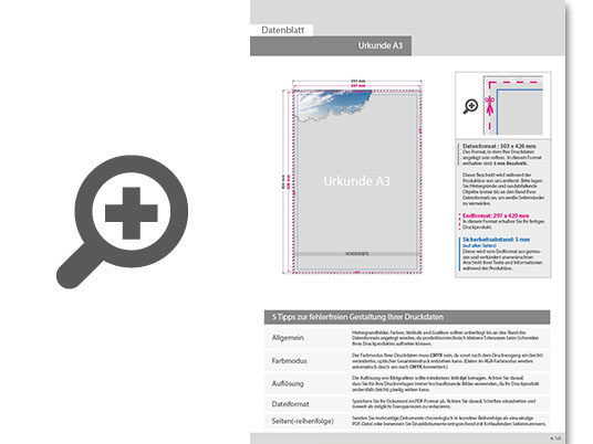 Product Bild urkunde_din_a3_(29_7_cm_x_42_0_cm)__einseitig_bedruckt